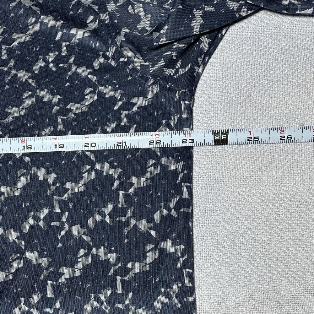 Dunning Golf Polo Mens Size XL Cracked Abstract Geometric Performance Medinah CC - Picture 8 of 9